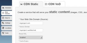 Create CDN SSL