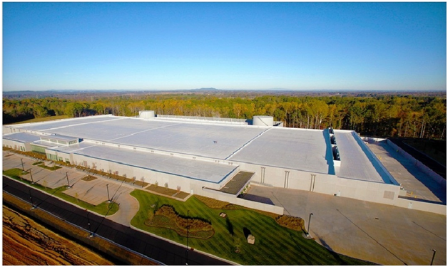 Apple Data Center in Maiden, North Caroline, the USA